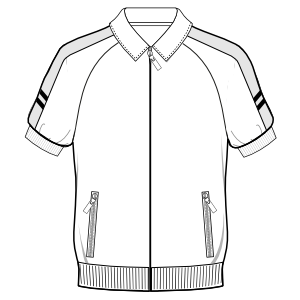 Fashion sewing patterns for MEN Shirts Shirt jacket 3009